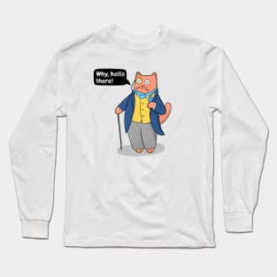 Sir Whiskerton the Cat Long Sleeve T-Shirt